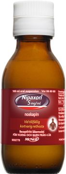 Nipaxon 5 mg/ml Noskapin, oral suspension, 100 ml