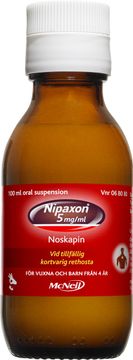 Nipaxon 5 mg/ml Noskapin, oral suspension, 100 ml
