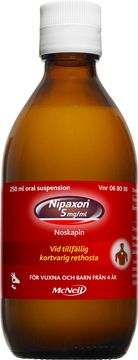 Nipaxon 5 mg/ml Noskapin, oral suspension, 250 ml