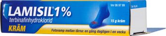 Lamisil 1 % Terbinafin, Kräm, 15 gram
