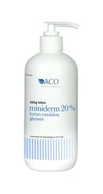 Miniderm 20 % Övriga hudskyddande och uppmjukande medel, Kutan emulsion, 350 gram