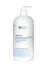 Miniderm 20 % Övriga hudskyddande och uppmjukande medel, Kutan emulsion, 700 gram