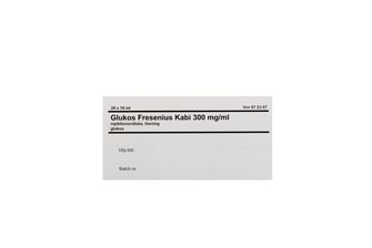 Glukos Fresenius Kabi 300 mg/ml Kolhydrater, Injektionsvätska, lösning, 20 x 10 milliliter