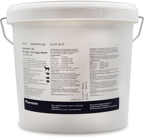 Selevitan vet. 30 mg/g+0,6 mg/g Selen, kombinationer, Granulat, 4,000 gram