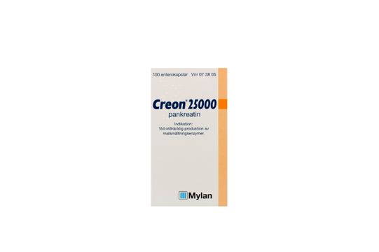 Creon 25000 Enterokapsel, hård Pankreatin 100 styck
