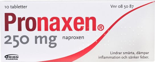 Pronaxen 250 mg Naproxen, tablett, 20 st