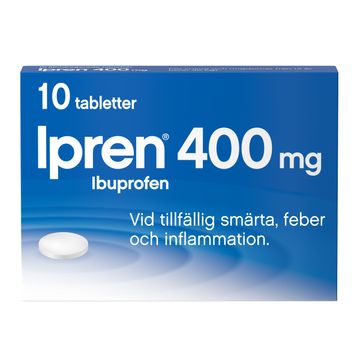 Ipren 400 mg Ibuprofen, filmdragerad tablett, 10 st