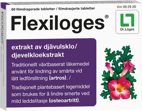 Flexiloges Filmdragerad Tabletter. 60 st