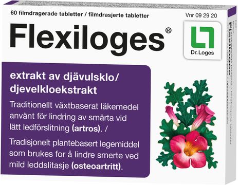 Flexiloges Filmdragerad Tabletter. 60 st