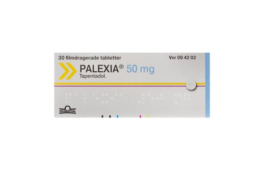 Palexia Filmdragerad tablett 50 mg Tapentadol 30 styck
