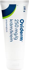 Oviderm 250 mg/g Övriga hudskyddande och uppmjukande medel, Kräm, 100 gram