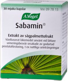 Sabamin Sågpalmetto, frukt, Kapsel, mjuk, 30 kapsel/kapslar