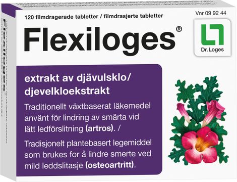 Flexiloges Filmdragerad tablett. 120 st