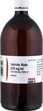 Laktulos Meda Oral lösning 670 mg/ml Laktulos 1000 milliliter