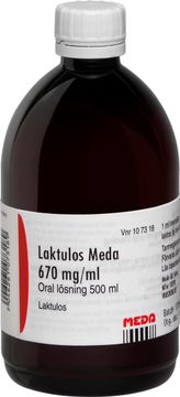 Laktulos Meda 670 mg/ml Laktulos, oral lösning, 500 ml