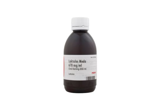 Laktulos Meda 670 mg/ml Laktulos, oral lösning, 200 ml