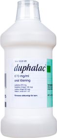 Duphalac 670 mg/ml Laktulos, Oral lösning, 1,000 milliliter