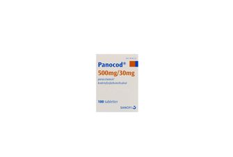 Panocod 500 mg/30 mg Kodein och paracetamol, Tablett, 100 styck