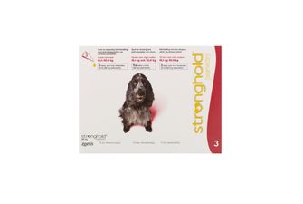 Stronghold 120 mg/ml Selamektin, Spot-on, lösning, 3 x 1 milliliter