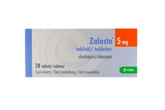 Zalasta Tablett 5 mg Olanzapin 28 tablett(er)