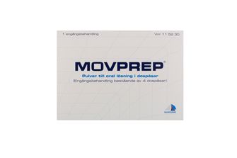 MOVPREP Osmotiskt aktiva laxermedel, Pulver till oral lösning, 1 styck