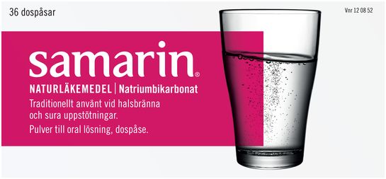Samarin Naturläkemedel Natriumbikarbonat, pulver, 36 st
