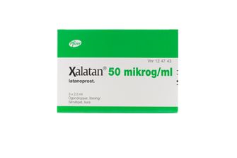 Xalatan 50 mikrogram/ml Latanoprost, Ögondroppar, lösning, 3 x 2.5 milliliter
