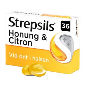 Strepsils Honung & Citron 2,4-Diklorobensylalkohol, Sugtablett, 36 styck