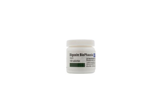Digoxin BioPhausia Tablett 0,25 mg 100 styck