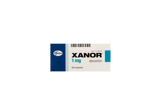 Xanor Tablett 1 mg Alprazolam 100 styck