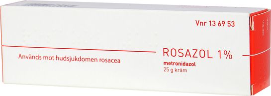 Rosazol Kräm 1 % Metronidazol 25 gram
