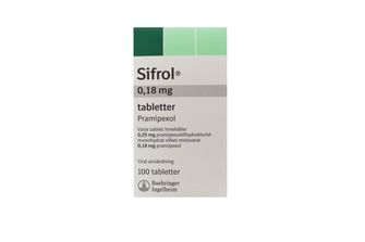 Sifrol 0,18 mg Pramipexol, Tablett, 100 styck