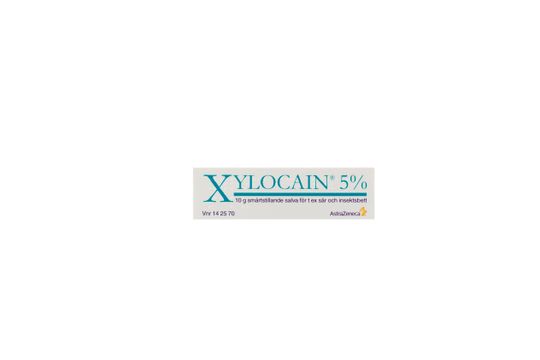 Xylocain, salva 5% Lidokain, salva, 10 g