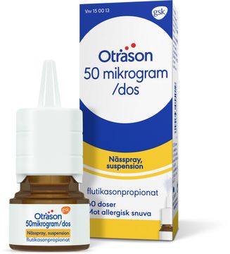 Otrason 50 mikrogram/dos Flutikasonpropionat, nässpray, 60 doser