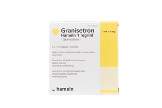 Granisetron Hameln 1 mg/ml Granisetron, Koncentrat till injektions-/infusionsvätska, lösning, 5 x 1 milliliter