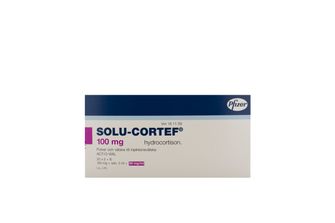 Solu-Cortef 100 mg Hydrokortison, Pulver och vätska till injektionsvätska, lösning, 25 x 1 styck