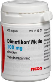 Dimetikon Cooper 100 mg Silikoner, Kapsel, mjuk, 250 styck