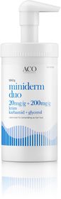 Miniderm Duo 20 mg/g + 200 mg/g Karbamid, kombinationer, Kräm, 500 gram
