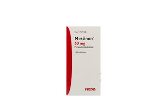 Mestinon 60 mg Pyridostigmin, Dragerad tablett, 150 styck