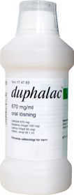 Duphalac 670 mg/ml Laktulos, Oral lösning, 500 milliliter