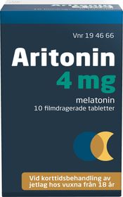 Aritonin 4 mg Melatonin, Filmdragerad tablett, 10 tablett(er)