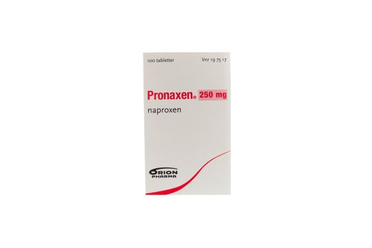 Pronaxen Tablett 250 mg Naproxen 100 tablett(er)