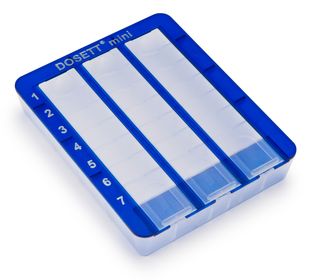 Dosett Mini Blå Dispenser 1 st