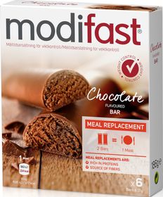 Modifast Low GI bar Choklad Bars, 6x31 g