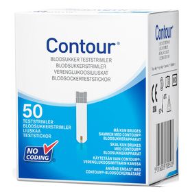 CONTOUR teststickor 50 styck