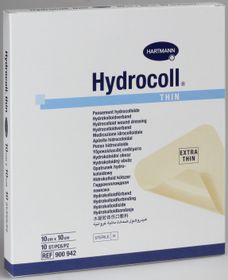 Hydrocoll thin platta (läkemedels-nära) 10x10 cm, 10 styck