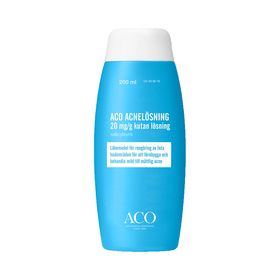 Aco Acnelösning 20 mg/g Övriga medel mot akne för utvärtes bruk, Kutan lösning, 200 milliliter