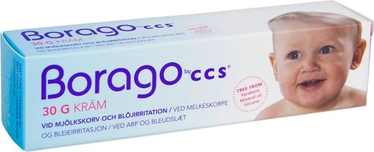 CSS Borago Barnkräm Kräm mot mjölkskorv, 30 g