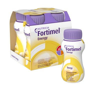 Fortimel Energy drickfärdigt kosttillägg, banan 4 x 200 milliliter