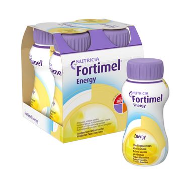 Fortimel Energy drickfärdigt kosttillägg, vanilj 4 x 200 milliliter